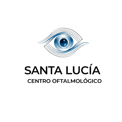 Logo del Centro Oftalmológico Santa Lucia, clínica especializada en retina, cirugía de catarata, ojo seco, glaucoma y diagnóstico visual en San Fernando, Región de O'Higgins